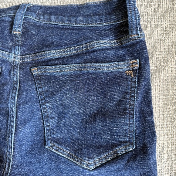 Madewell Mid-Rise Stovepipe Blue Denim Classic Straight Jeans - Picture 6 of 8